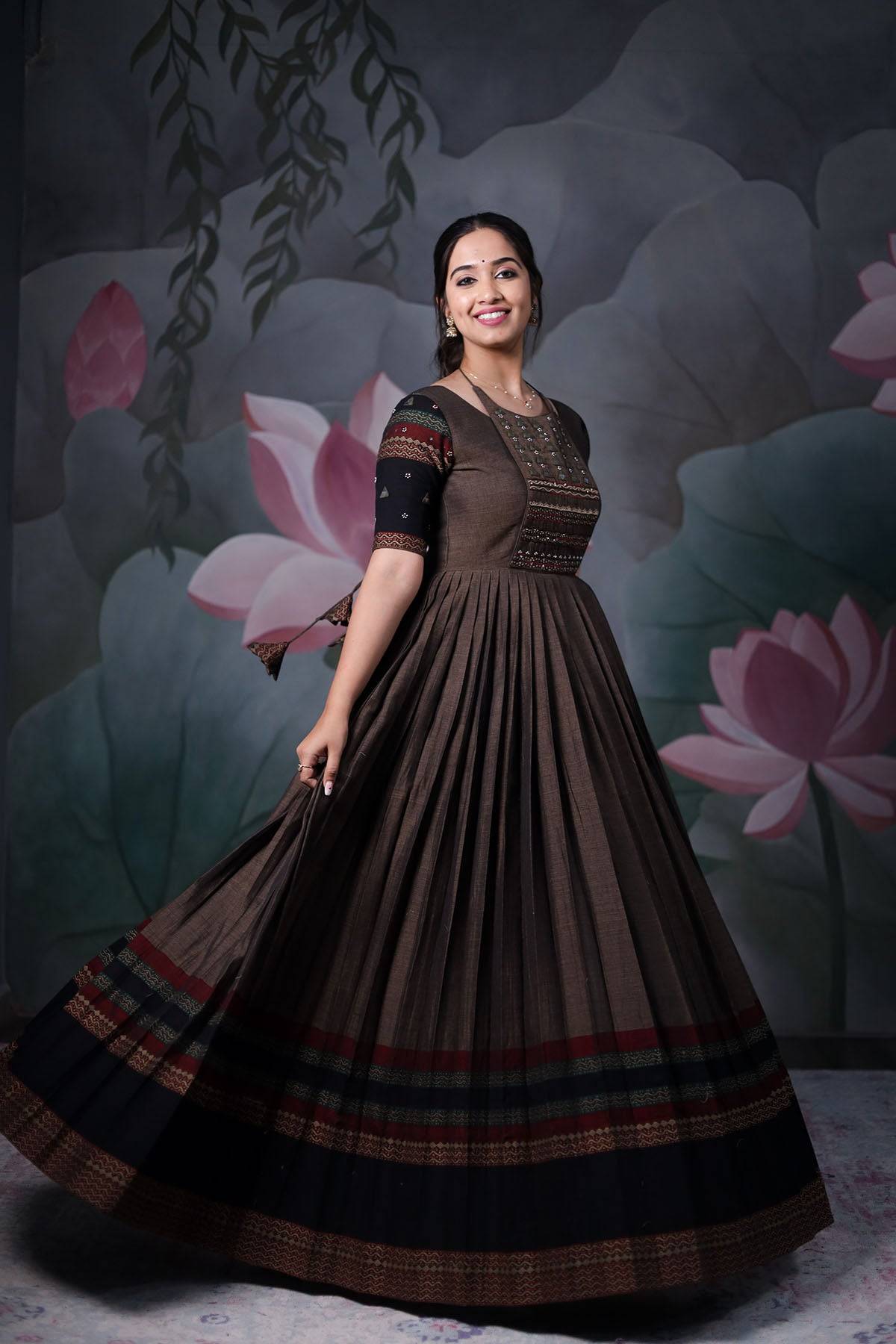 Handloom frocks hotsell