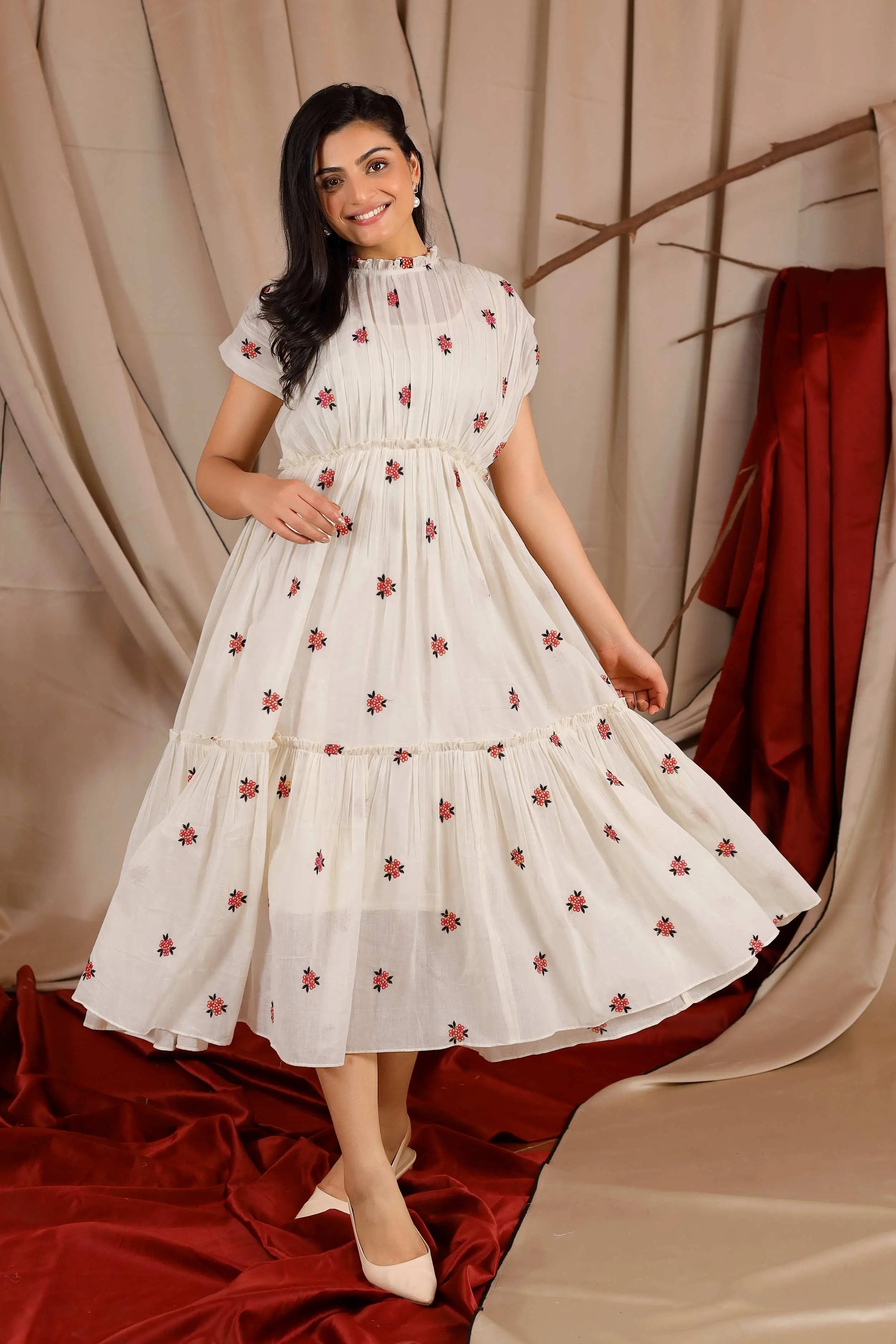 Buy Hazel Midi Dress online at best price | Bullionknot