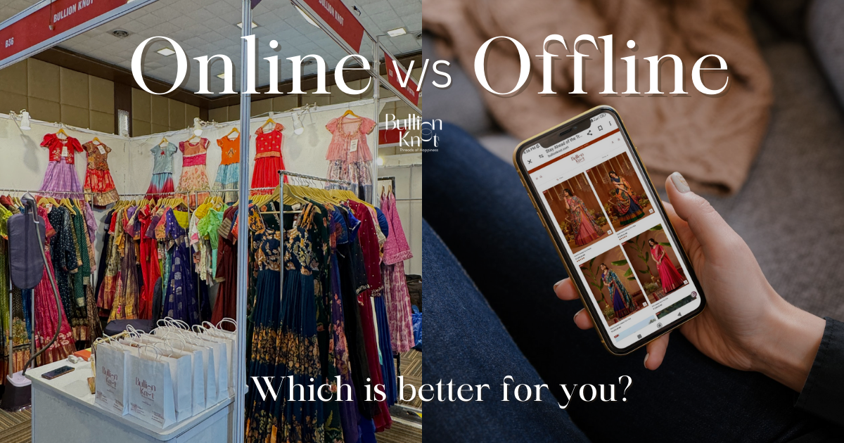 Online vs. offline shopping for ethnic wear in 2025