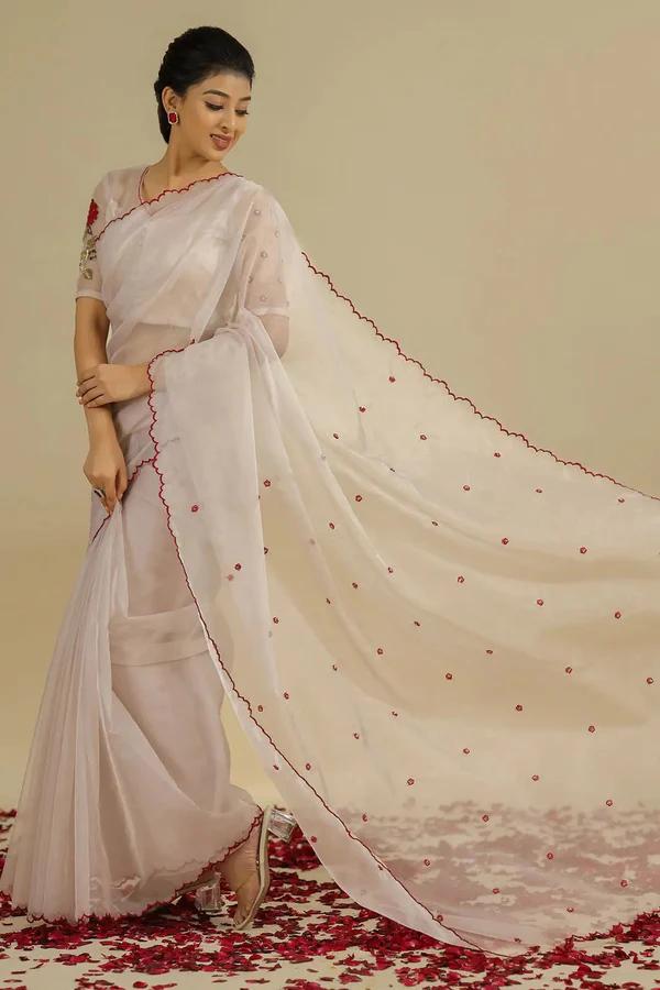 Organza Saree for Wedding Party | 55% Off Soft Organza Saree