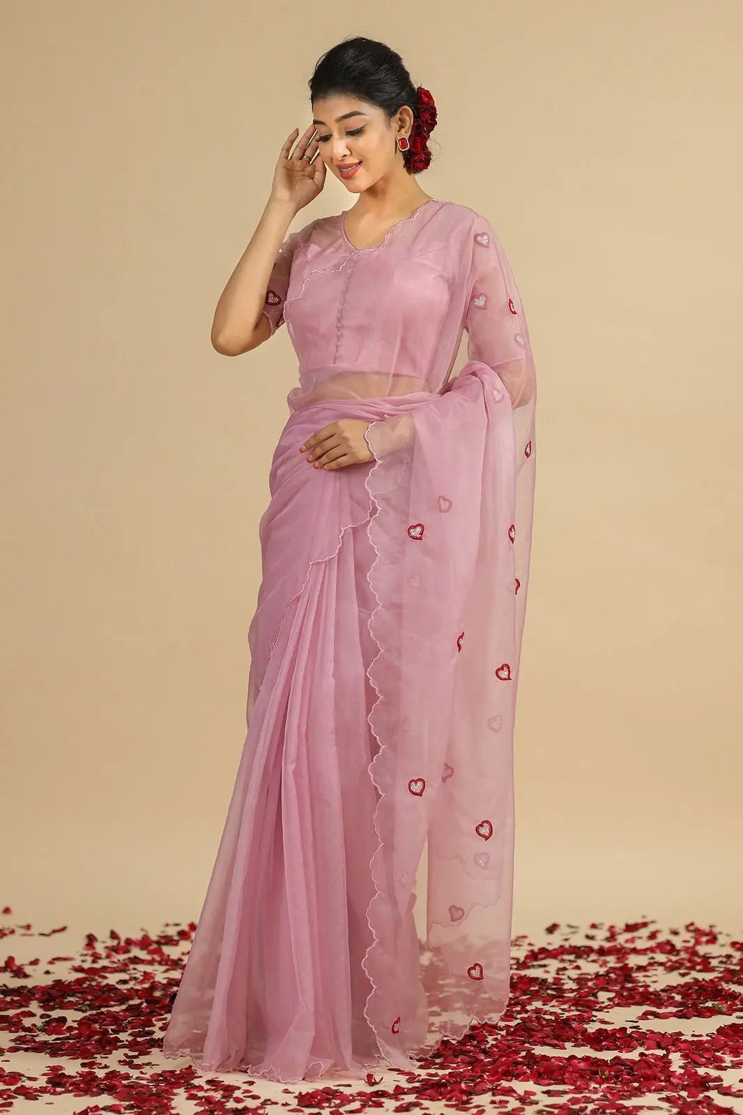 ready to wear saree collection online at Bullionknnot