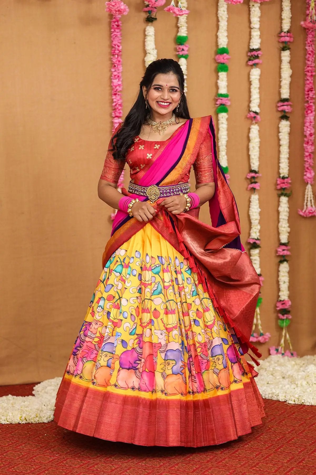 Vedpriya Traditional Half Saree