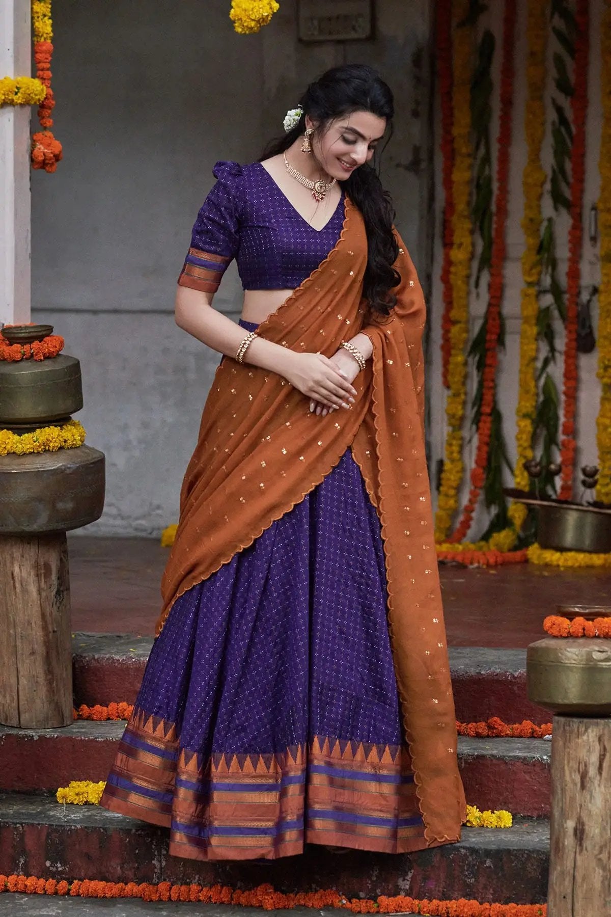 Akhila Naraynpet Lehenga Set