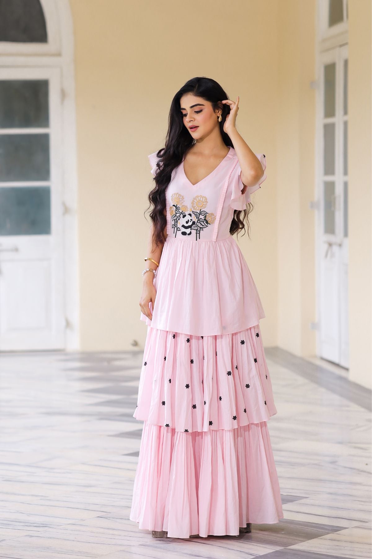 Frolic Charming Maxi (Dress) in Pink