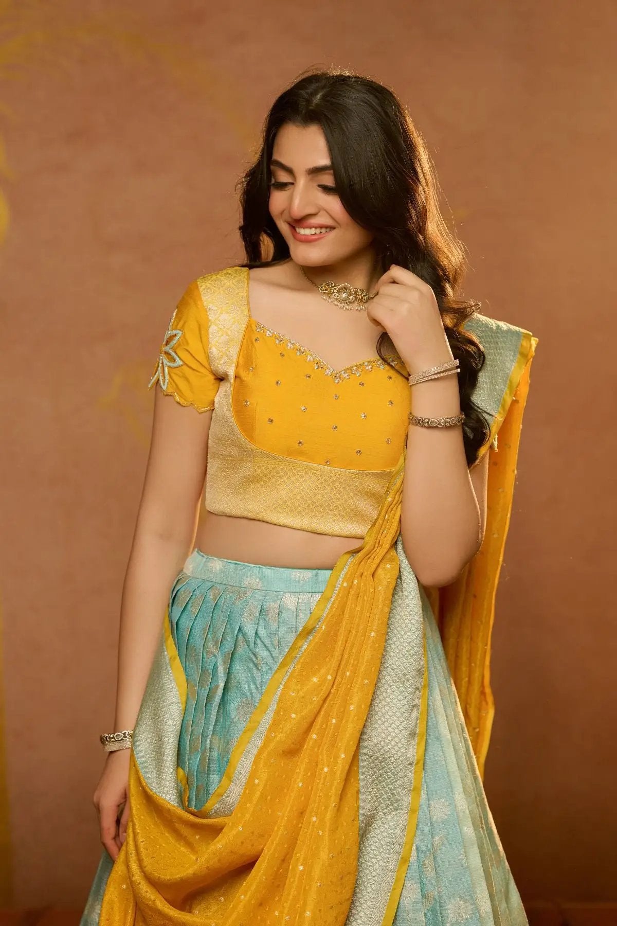 Aadhya Lehenga Set in Yellow