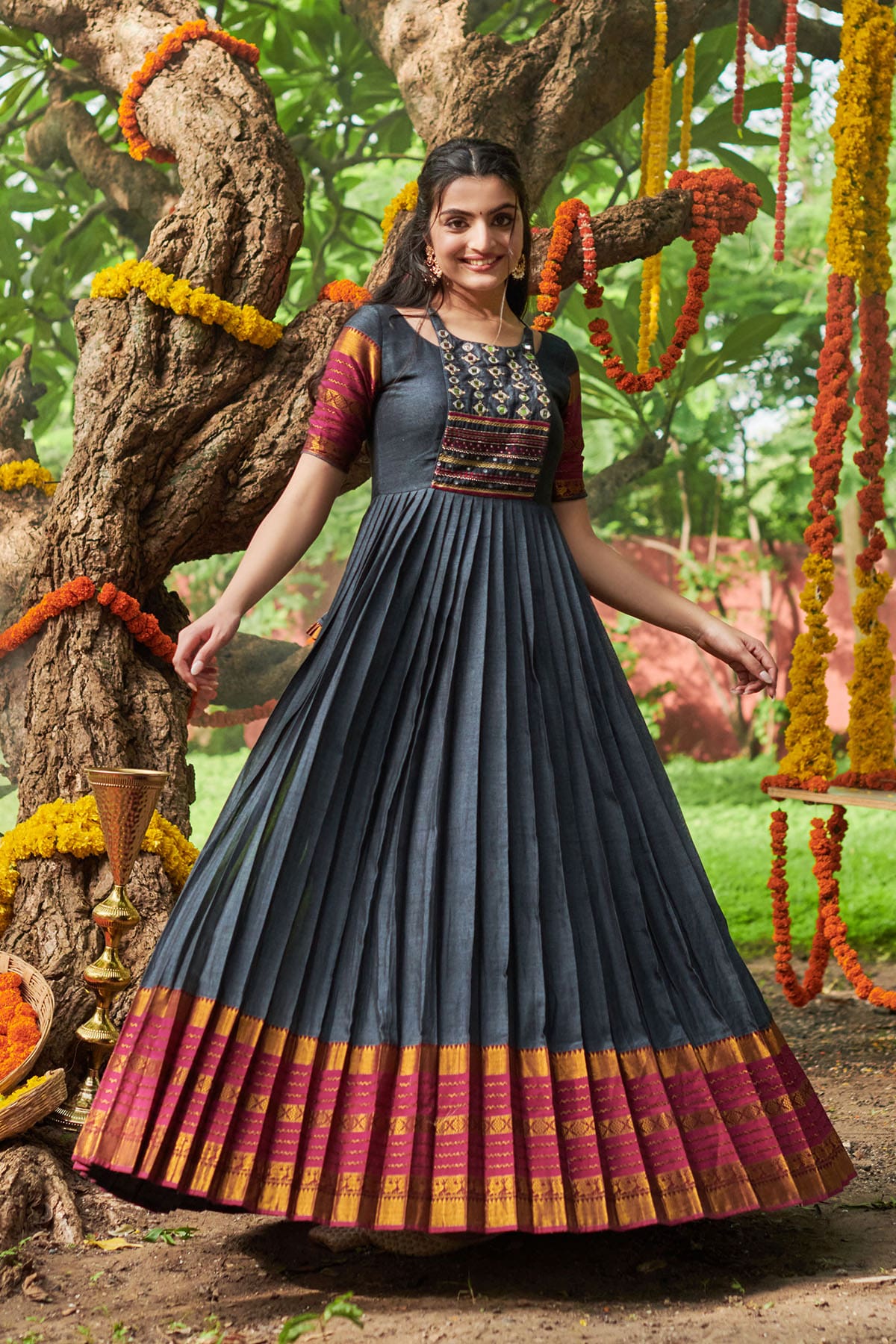 Shop Long Ethnic Dresses For Women With The Best Prices