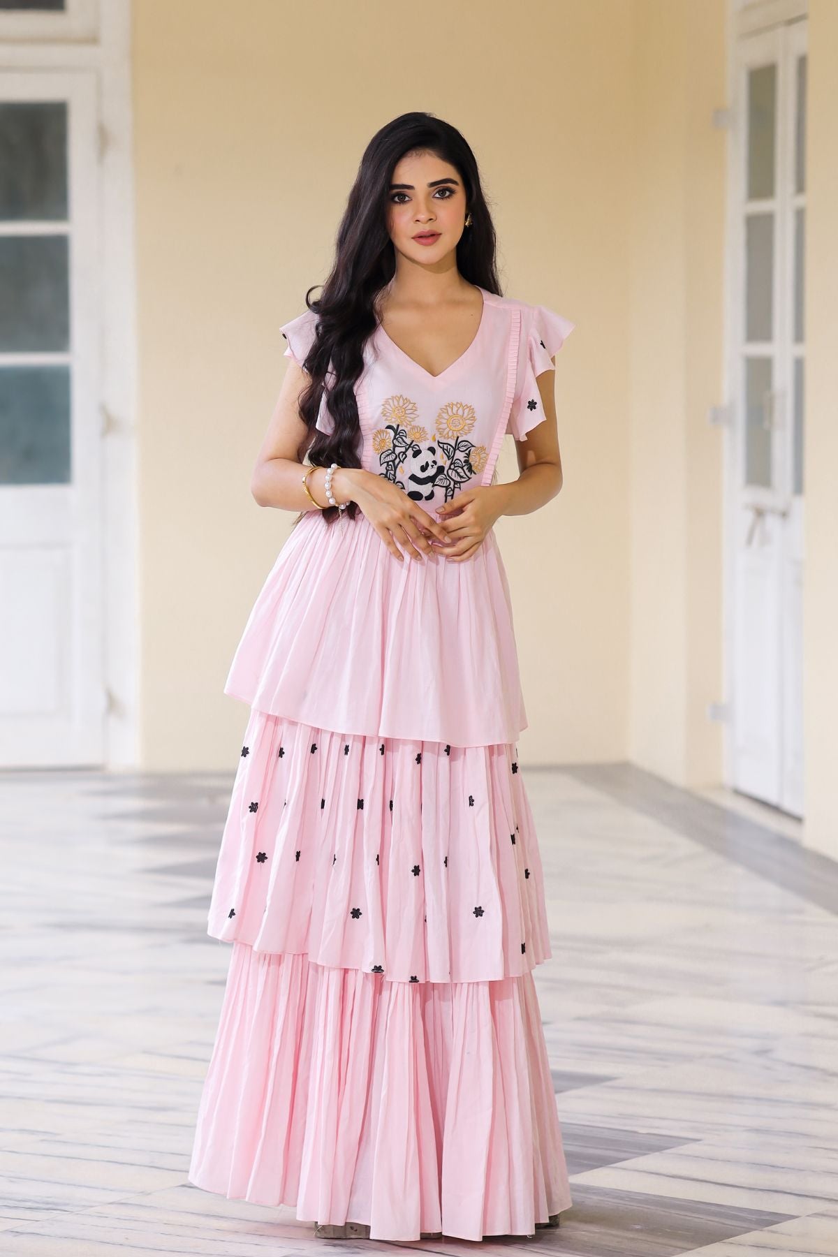 Frolic Charming Maxi (Dress) in Pink