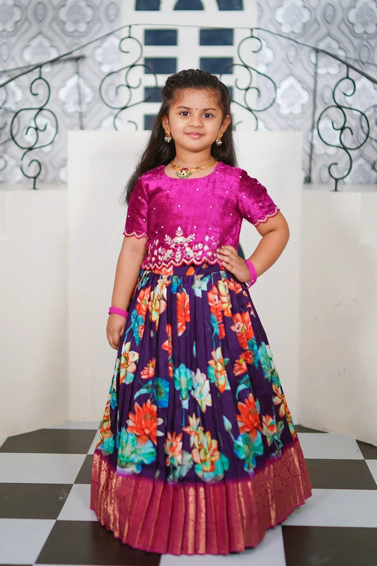 Baby Ketki Lehenga Set