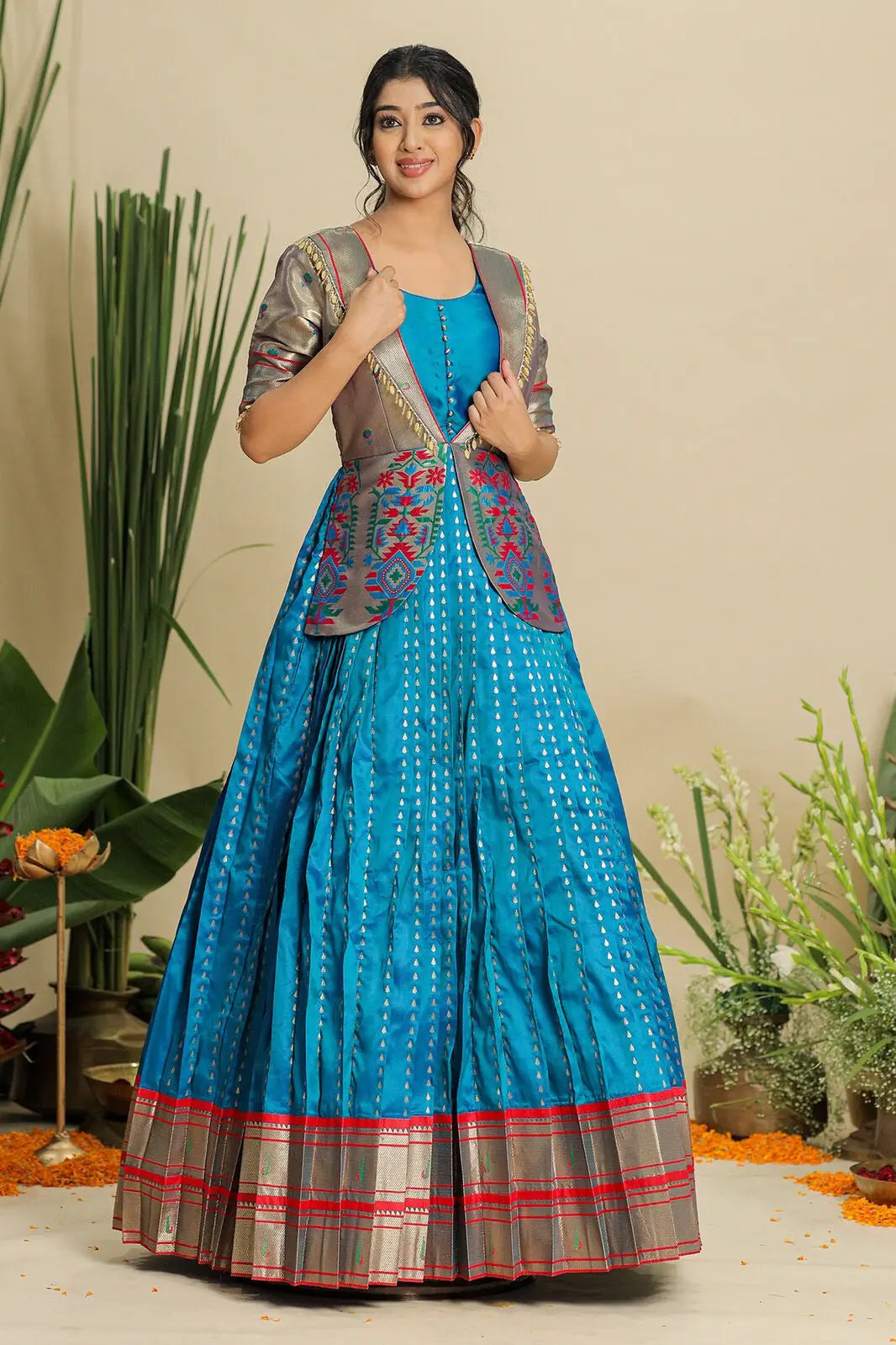 silk dress collection online at Bullionknot