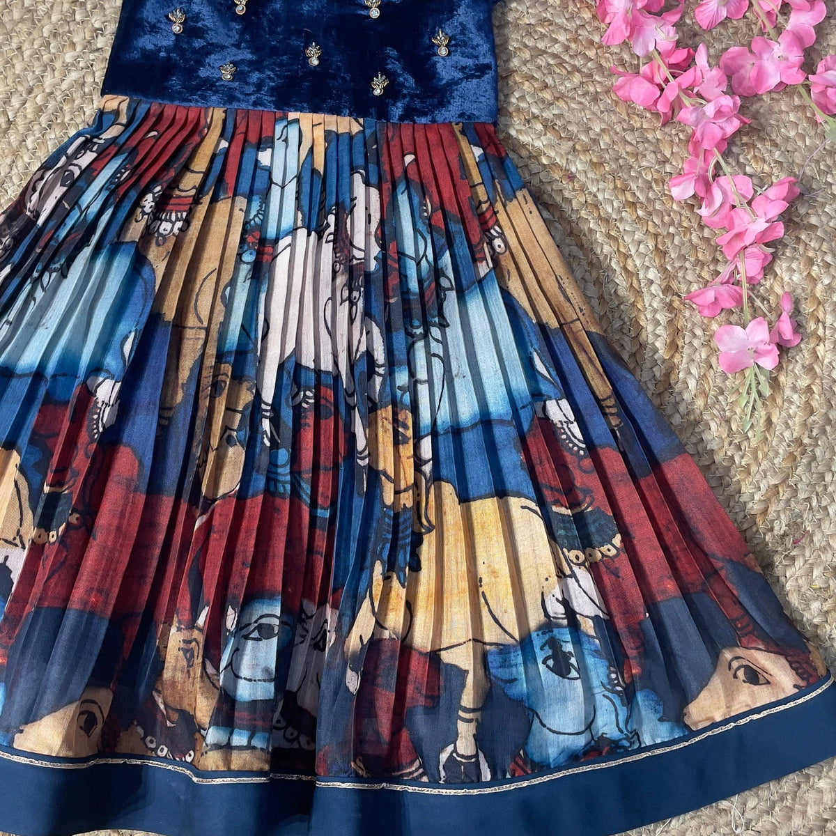 Buy Baby Nirvana Kalamkari Frock Best Kids Wear online