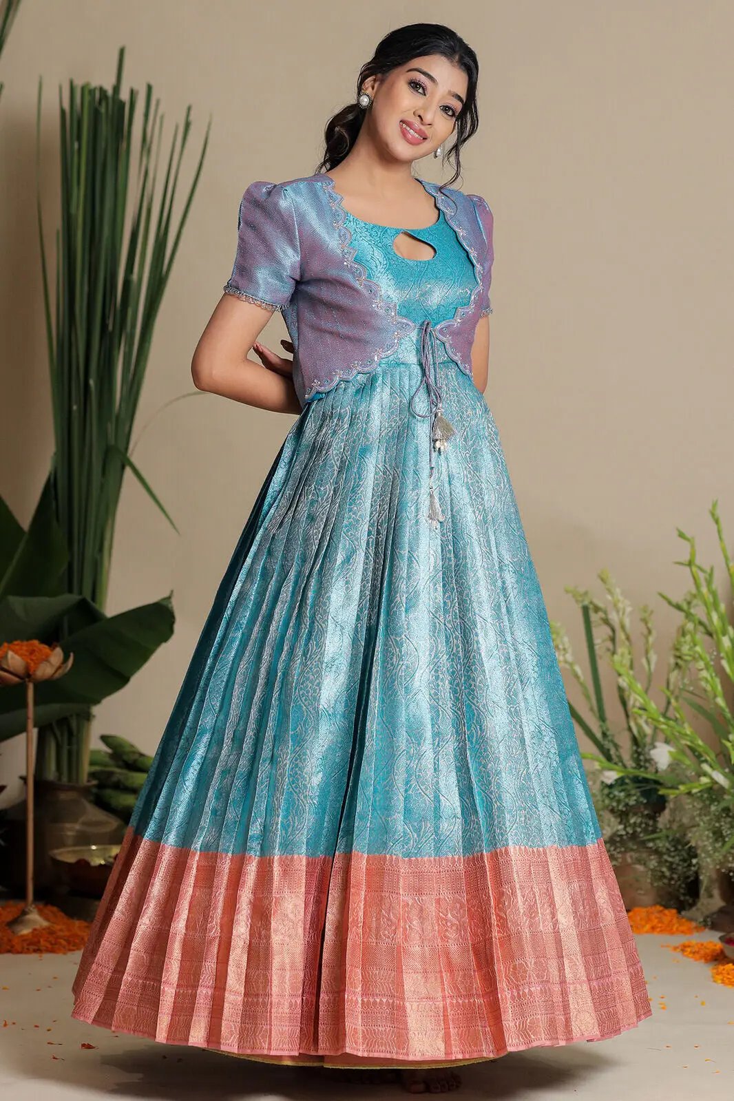 banarasi silk dress collection at Bullionknot