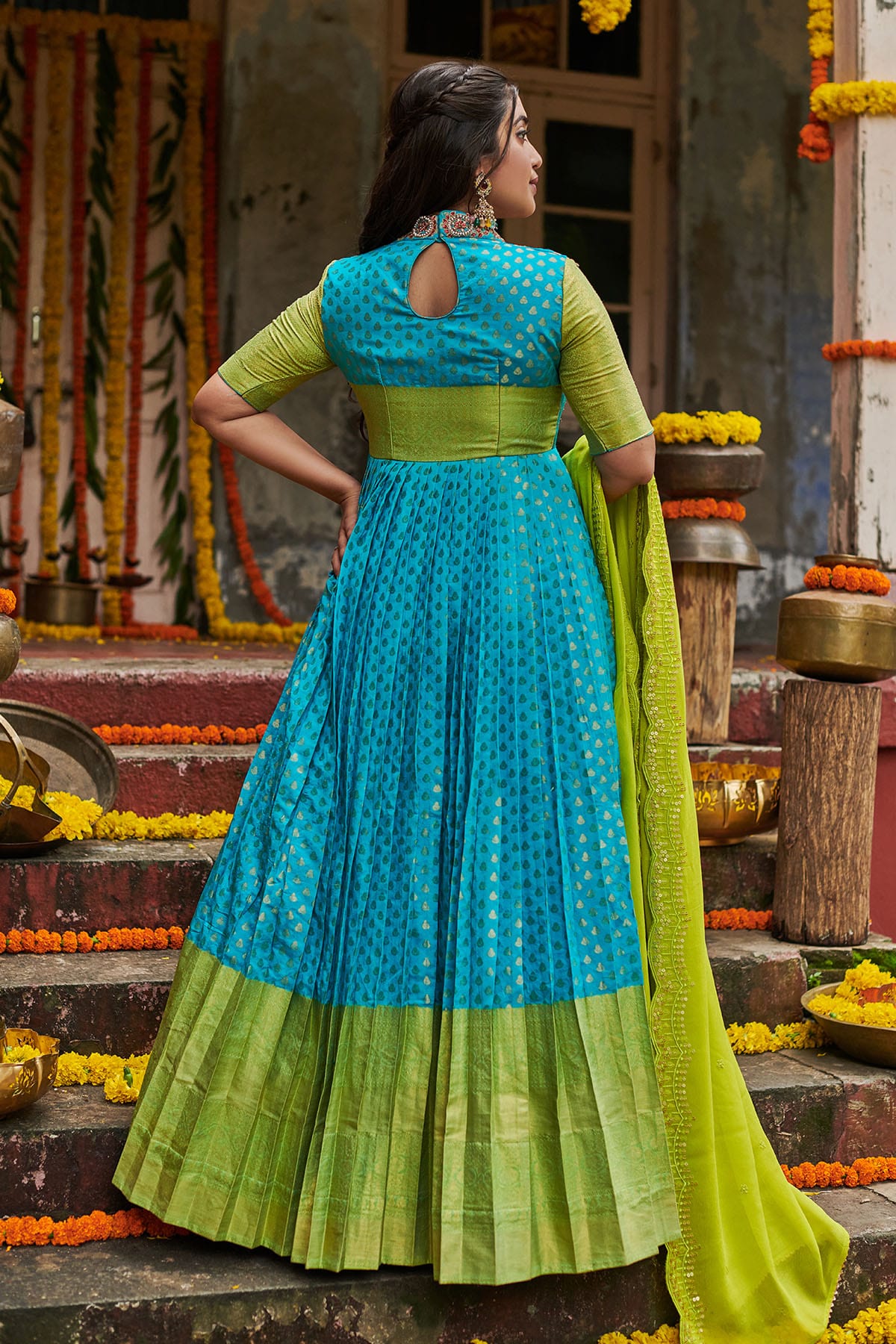 Mohini Pattu Dress