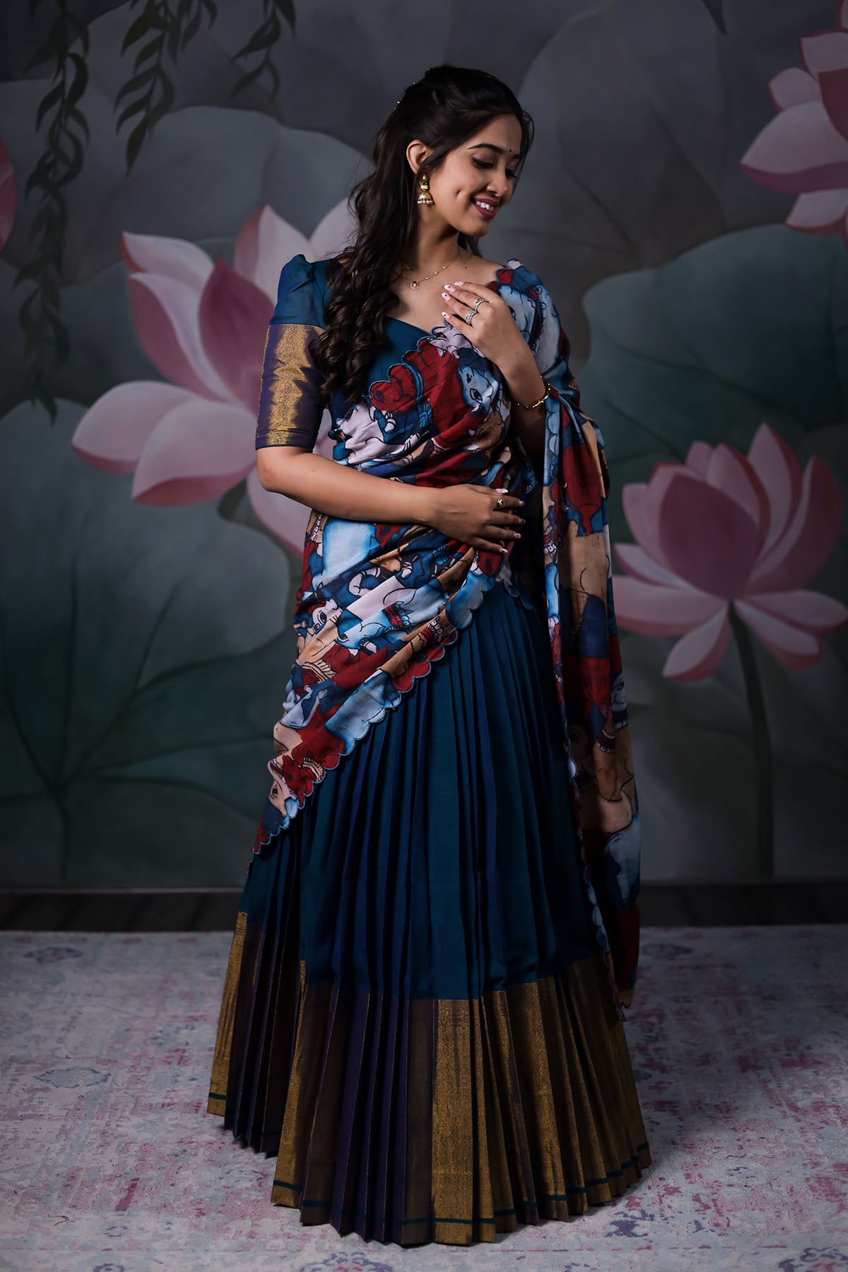 Half Sarees: Shop Half Saree Designs Online - Andaaz Fashion UK