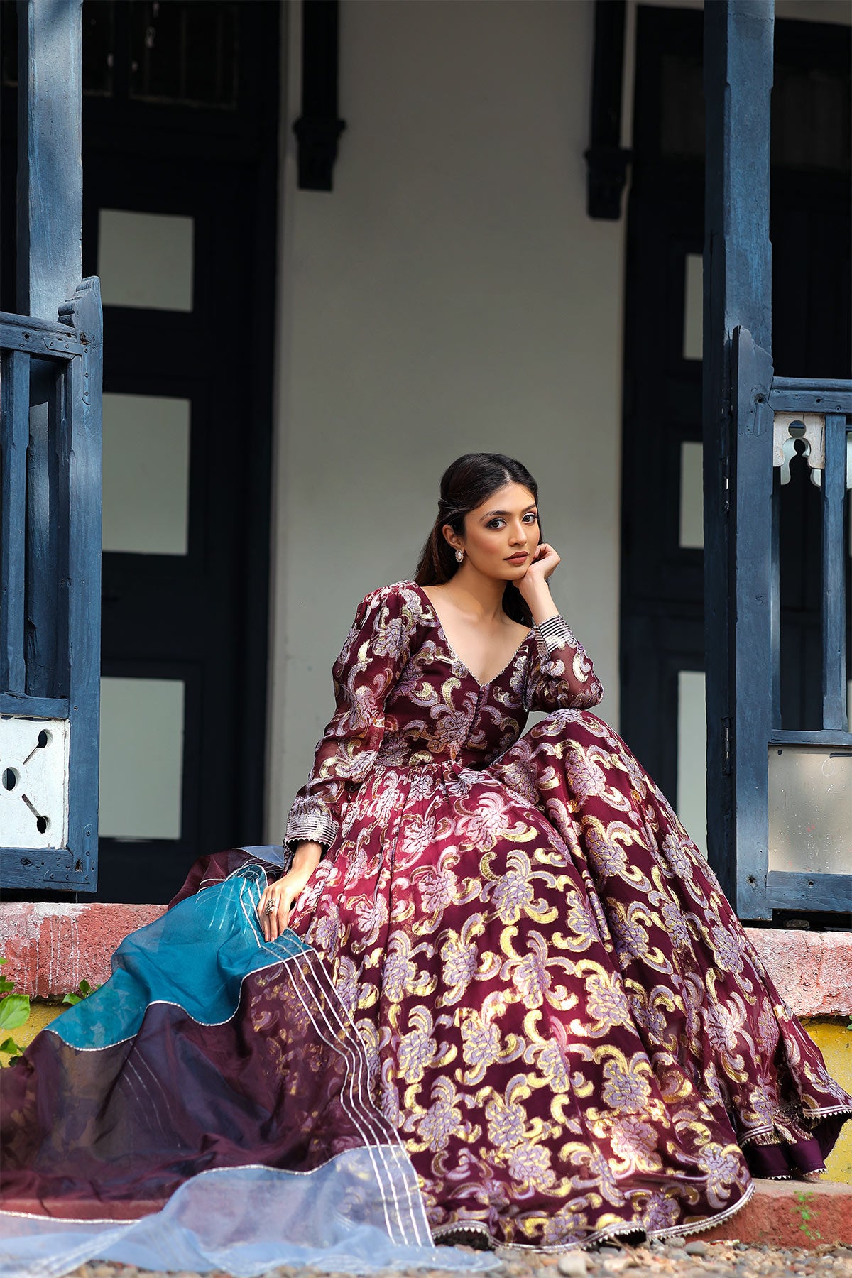 Buy ADITYA IMPEX Women's Jaipuri Printed Cotton Rajasthani Traditional Maxi  Long Dress (Free Size Upto 44-XXL), Multicolour at Amazon.in