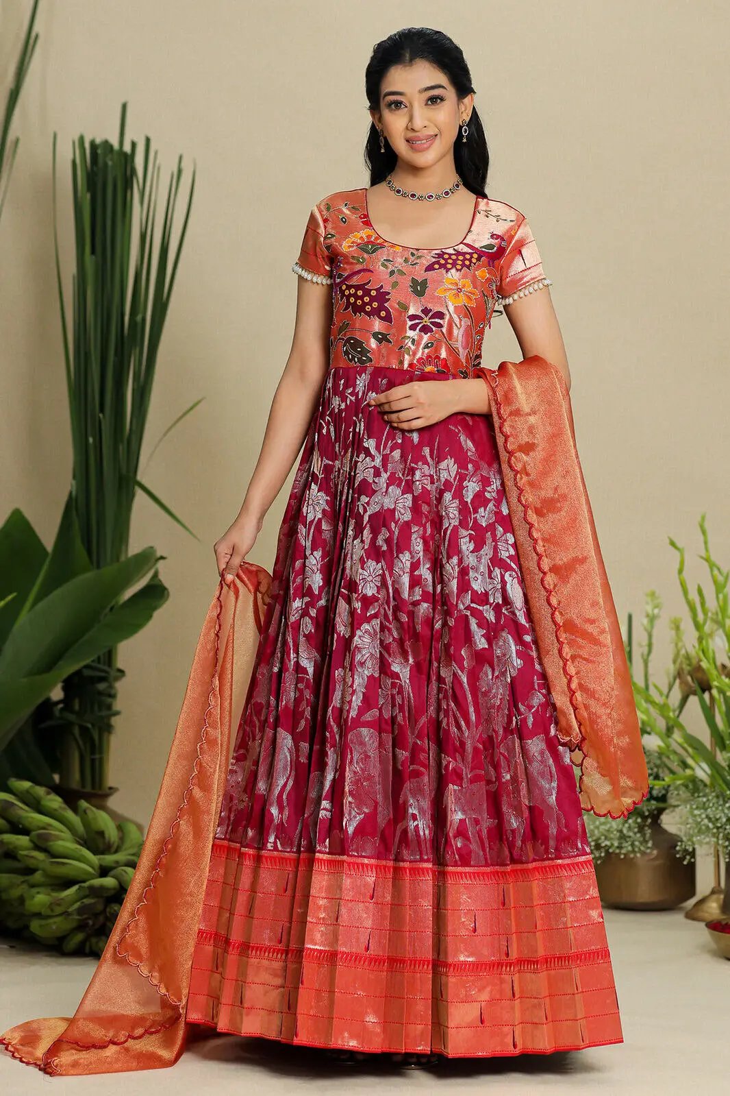 Vihangi Pethani Zari Dress - Bullionknot